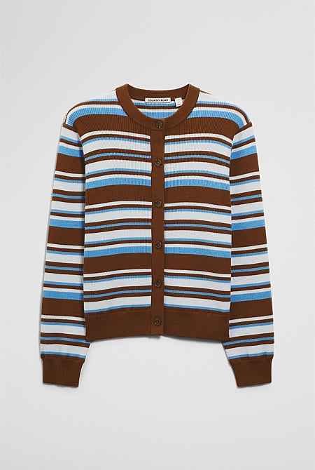 Stripe Knit Cardigan
