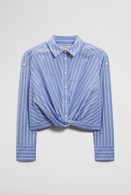 Twist Crop Shirt