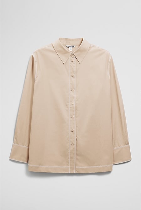 Contrast Stitch Shirt