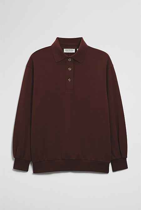Australian Cotton Polo Sweat
