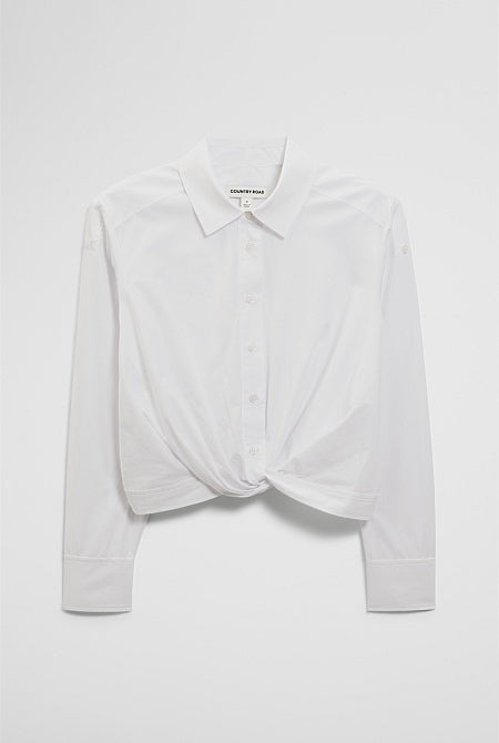 Twist Crop Shirt