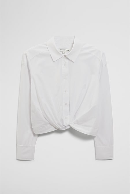 Twist Crop Shirt