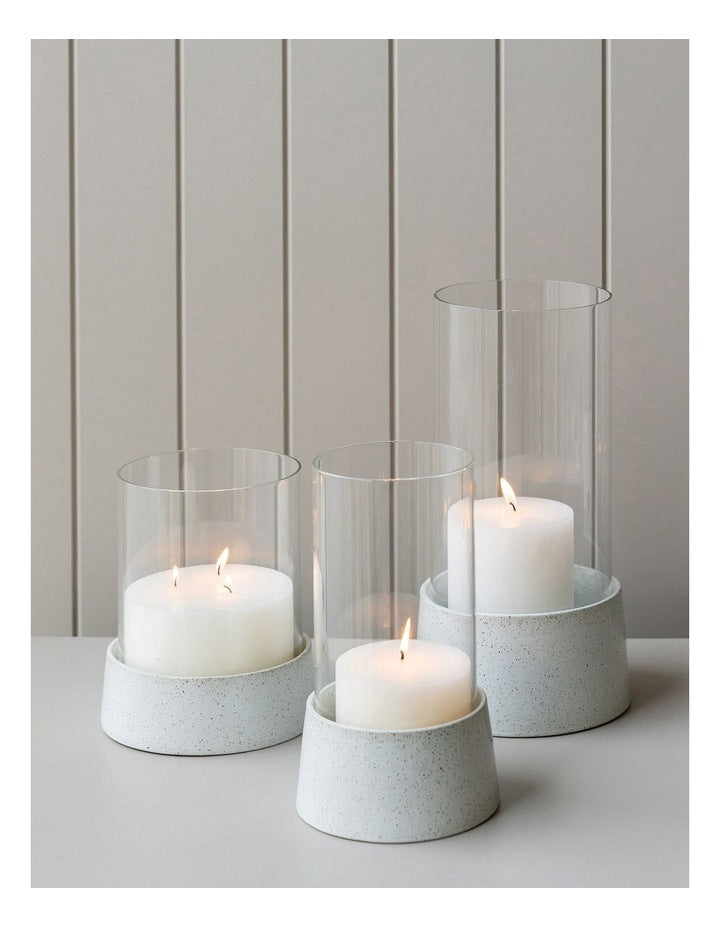 Portsea Chimney Small 21cm in White Speckle