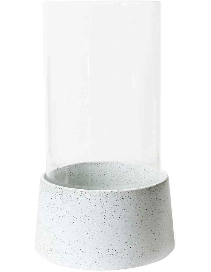 Portsea Chimney Medium 25.5cm in White Speckle