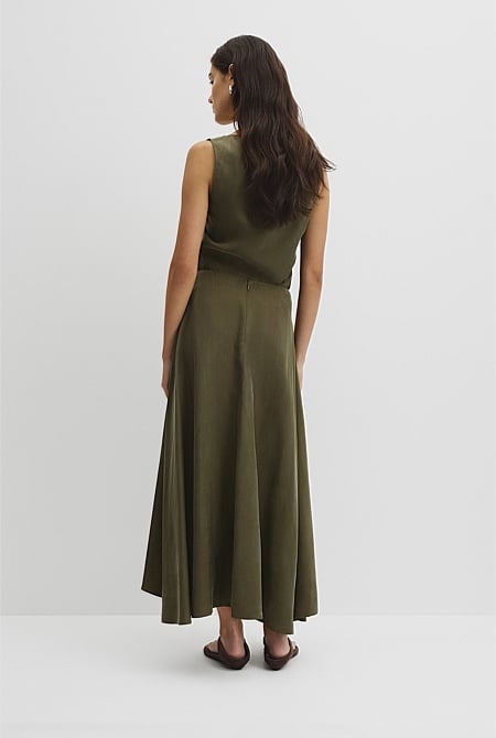 Asymmetrical Hem Skirt