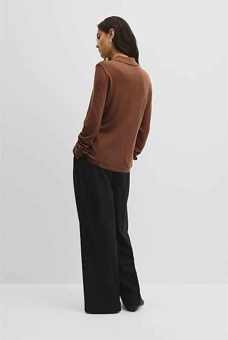 Long Sleeve Knit Shirt