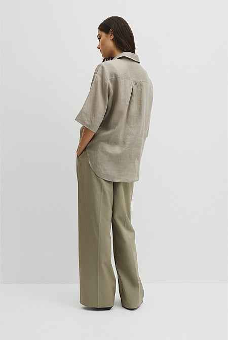 Ramie Utility Blouse