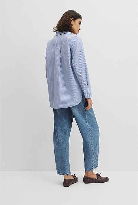Stripe Poplin Shirt