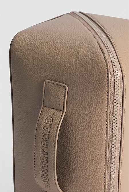 Branded Detail Large Convertible Cosmetic Case