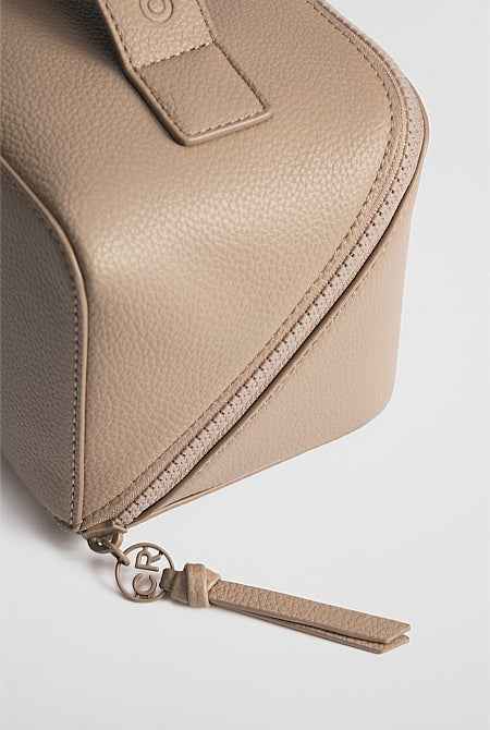 Branded Detail Medium Convertible Cosmetic Case