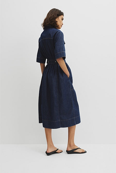 Utility Denim Dress