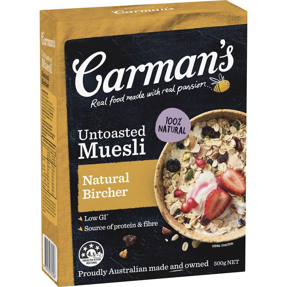 Carman's Muesli Natural Bircher 500g