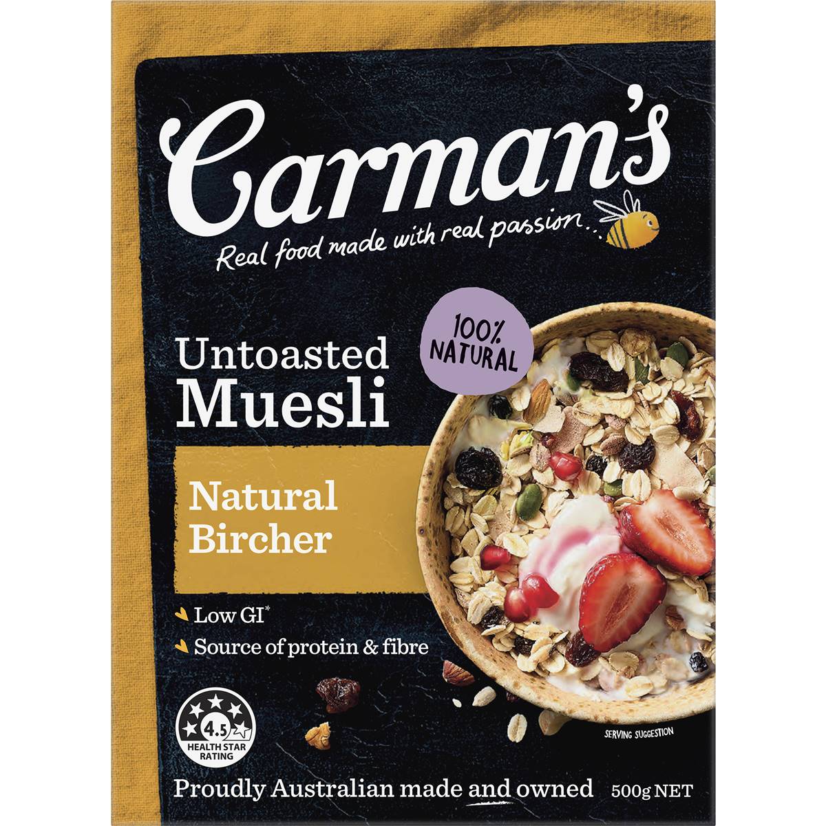 Carman's Muesli Natural Bircher 500g