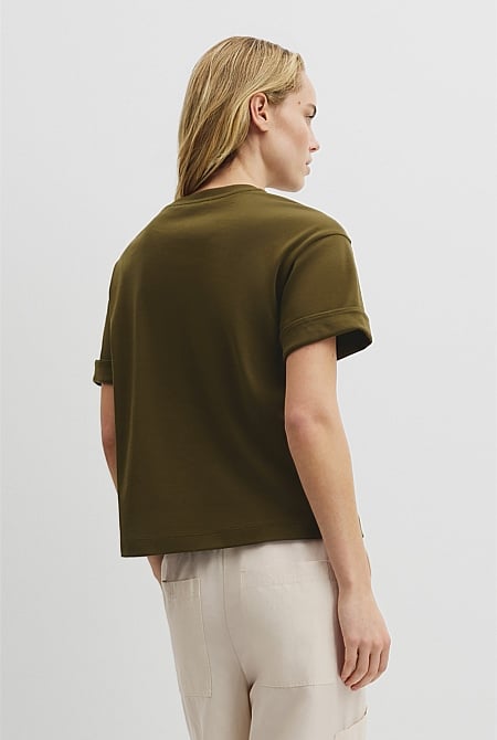 Cuff Sleeve T-Shirt
