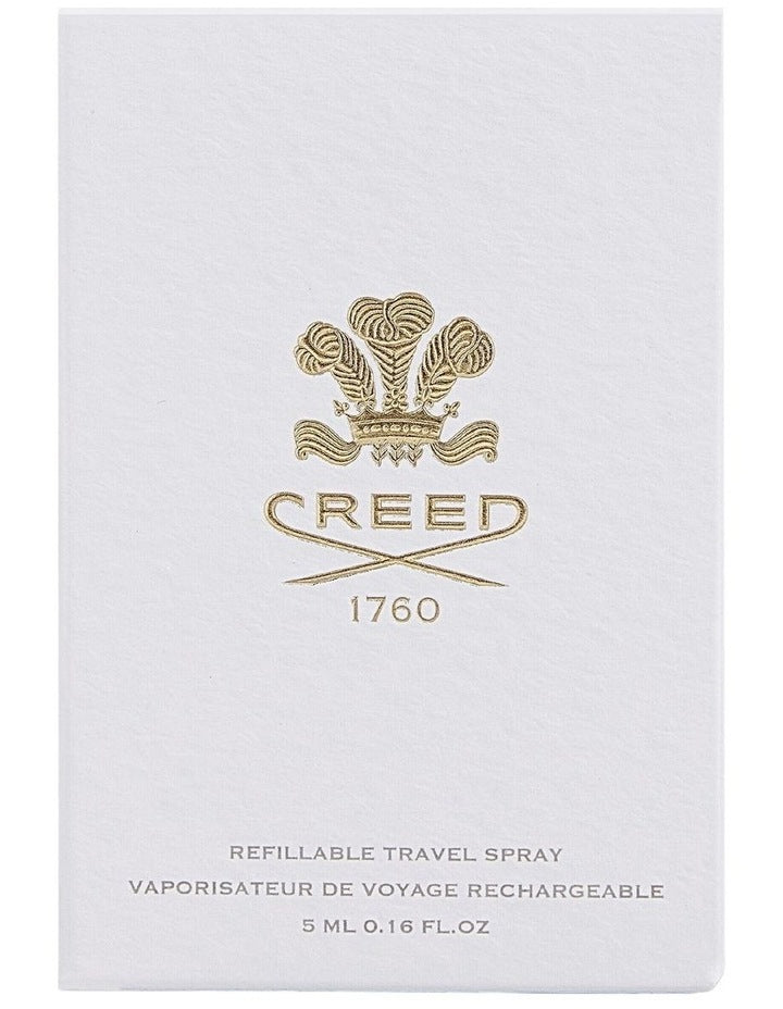 Refillable Travel Leather Atomiser in Grey 5ml