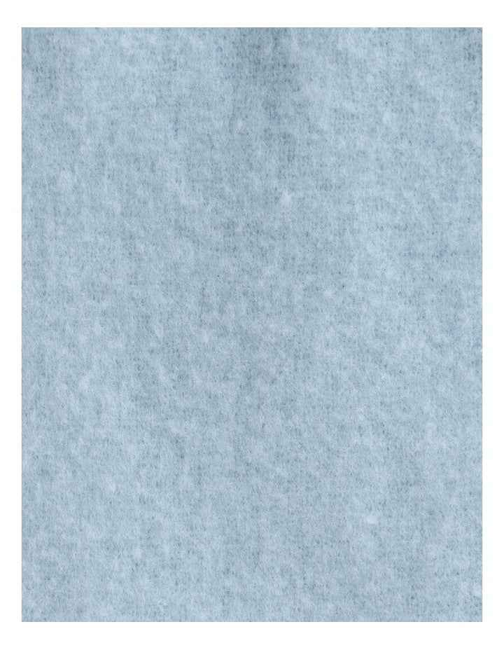 Faux Mohair Throw in Baby Blue