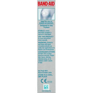 Band-Aid Advanced Healing Hydro Seal Plaster Large 6 pack
