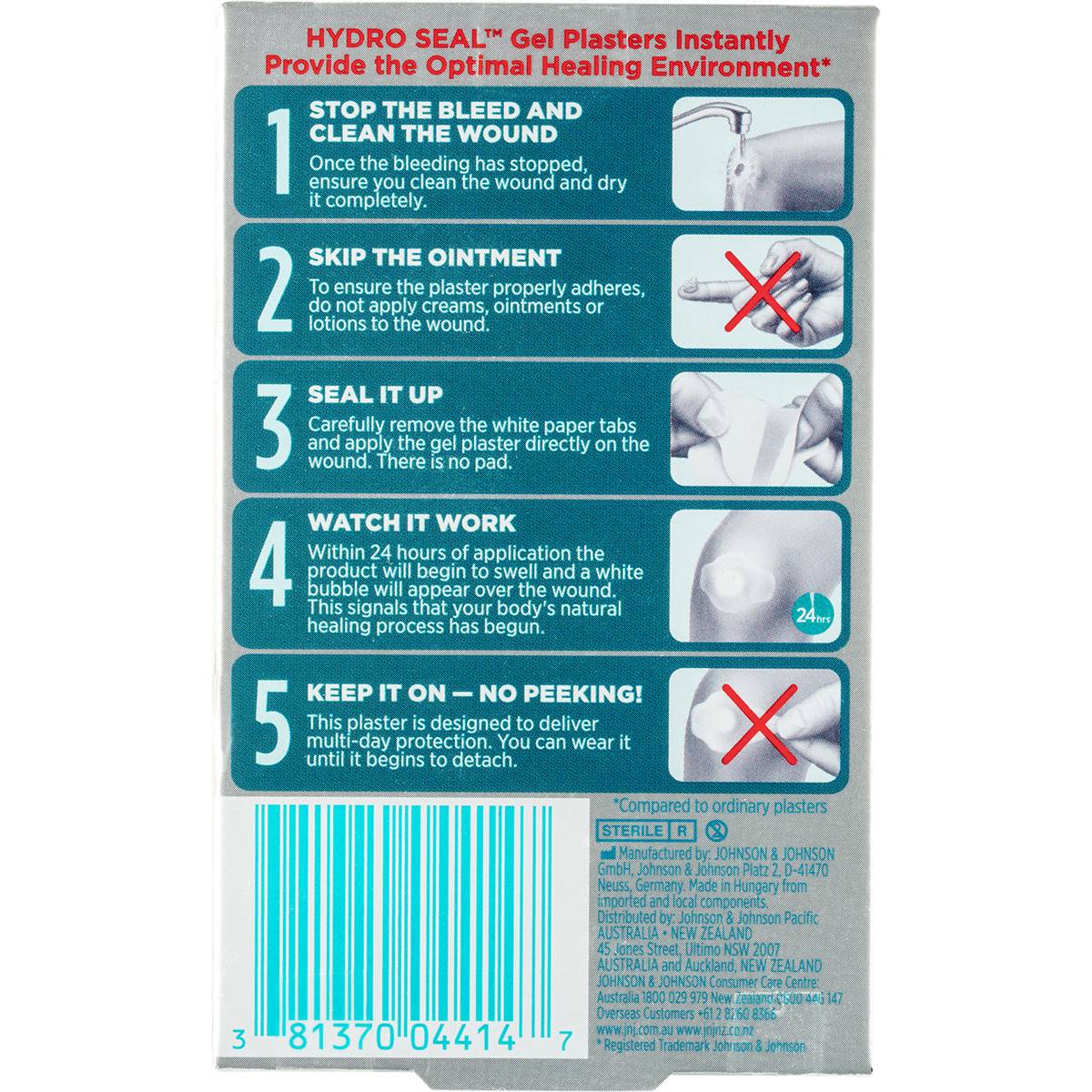 Band-Aid Advanced Healing Regular Plasters 10 Pack