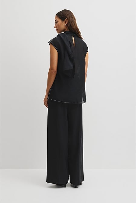 Rolled Neck Top