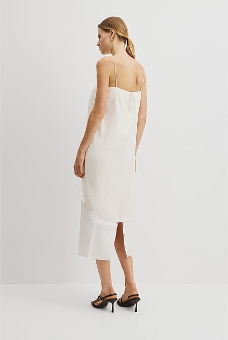 Tie Detail Midi Dress