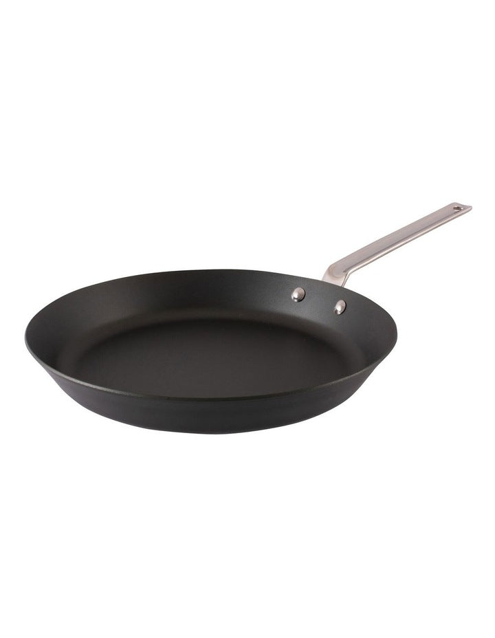 Iron Carbon Steel Pan 30cm in Black