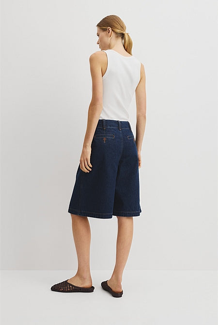 Refined Denim Bermuda Short