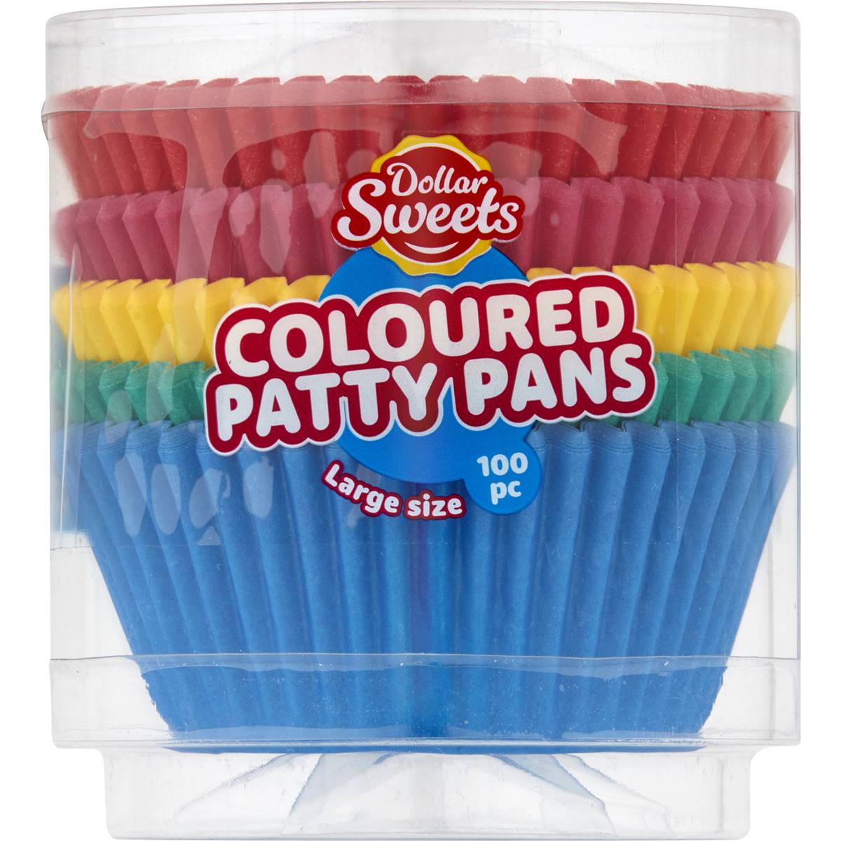 Dollar Sweets Assorted Large Patty Pans 100 Pack