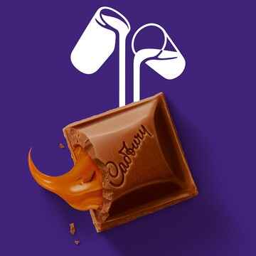 Cadbury Dairy Milk Caramel Chocolate Caramello Large Block 345g