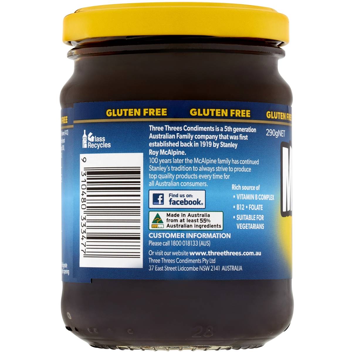 Three Threes Mightymite Spread 290g