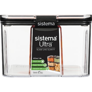 Sistema Ultra Large Square Food Container 1.4L each