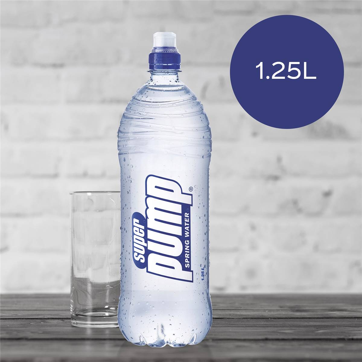 Pump Spring Water Bottle 1.25l