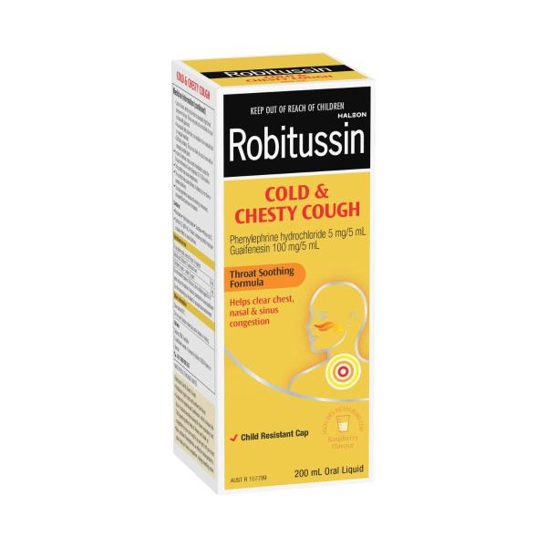ROBITUSSIN COLD AND CHESTY COUGH