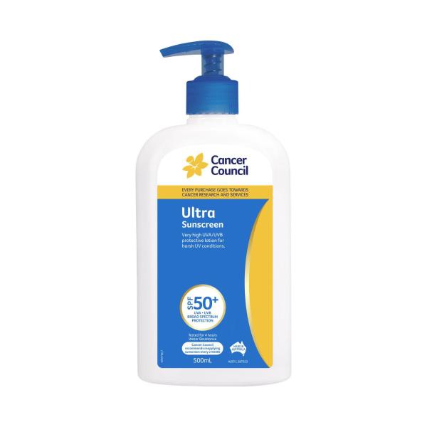 CANCER COUNCIL SPF 50+ ULTRA PUMP SUNSCREEN