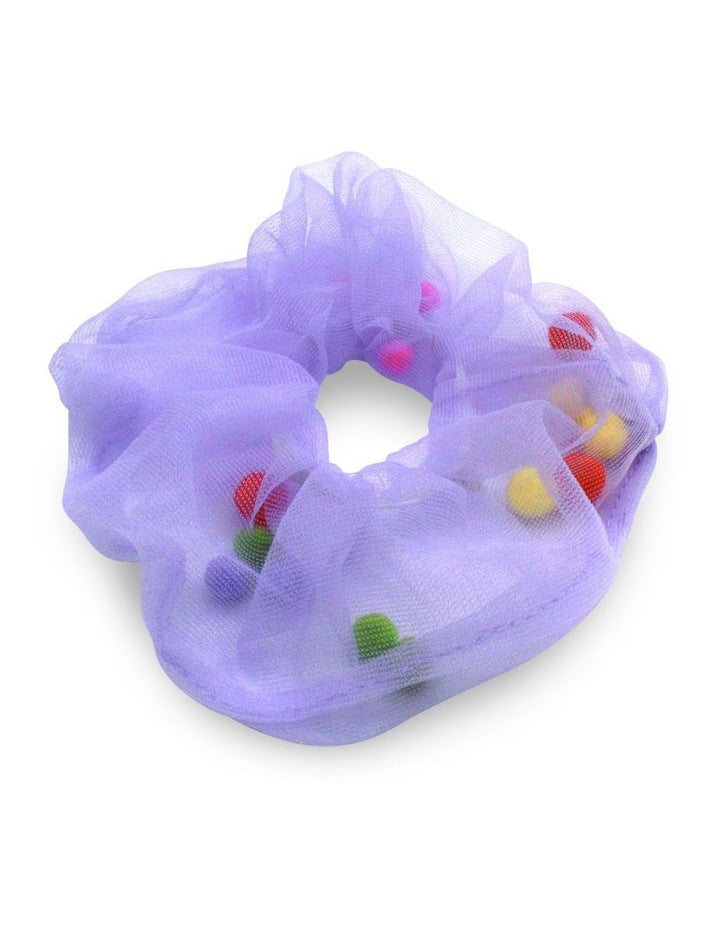 Textured Scrunchie 5 Pack in Multi