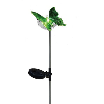 Gardman Solar Decorative Pole Light Butterfly each
