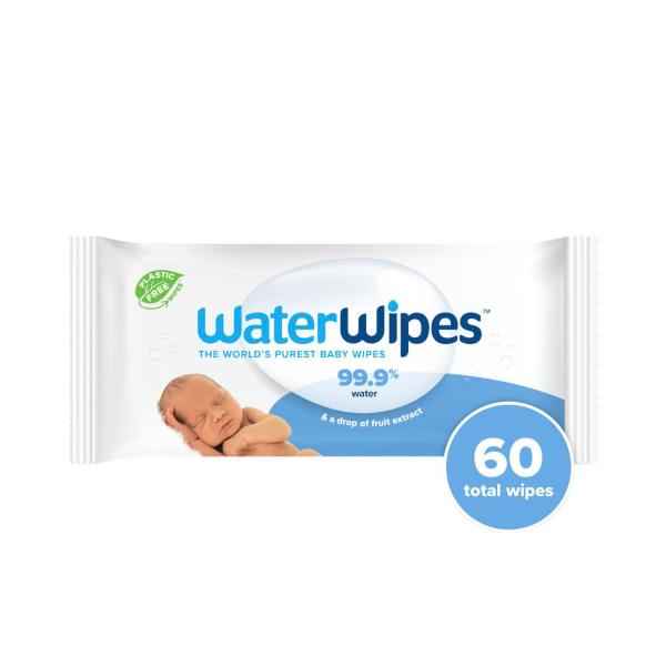 Fragrance Free Sensitive Skin 60 Baby Wipes