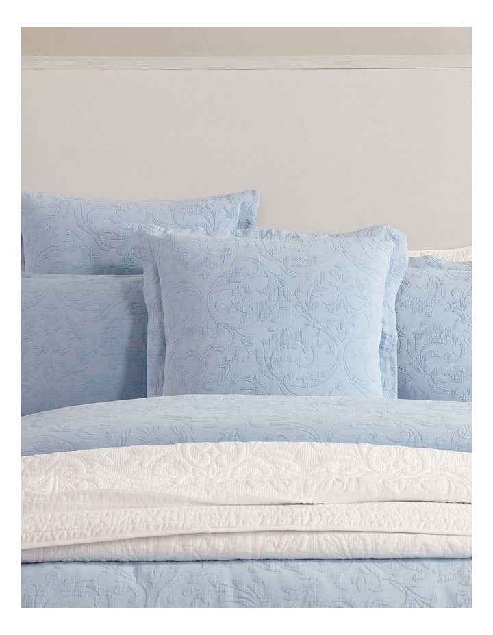 Marbella Quilt Cover Set in Blue