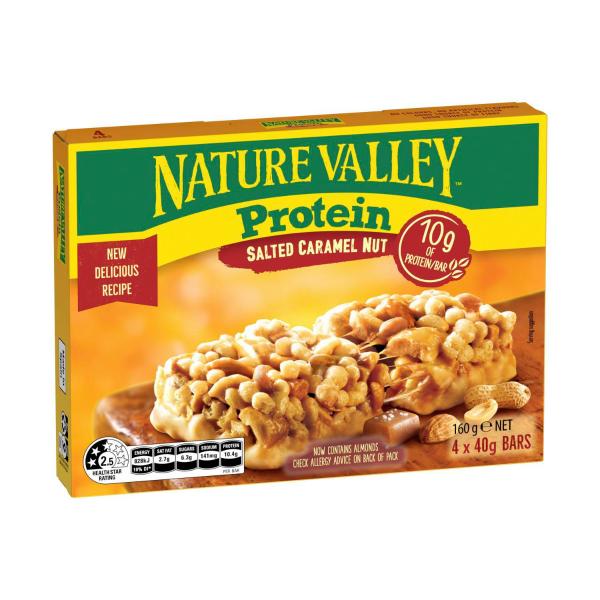 NATURE VALLEY PROTEIN BAR SALTED CARAMEL NUT 160G