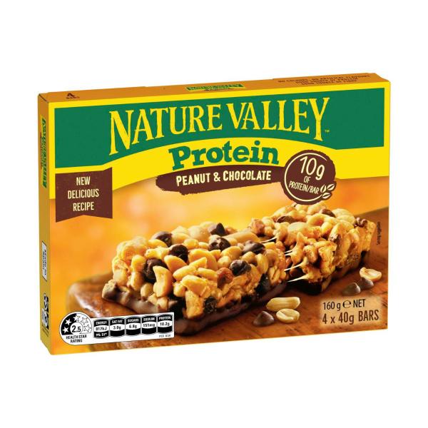 NATURE VALLEY PROTEIN BAR PEANUT & CHOCOLATE 160G