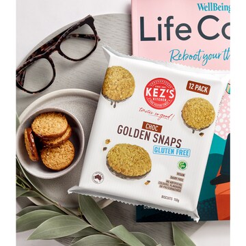 Kez's Kitchen Choc Golden Snaps Gluten Free 150g
