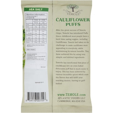 Temole Cauliflower Puffs Sea Salt 56g