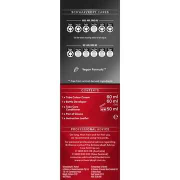 Schwarzkopf Brilliance 68 Chocolate Rush Permanent Hair Dye each
