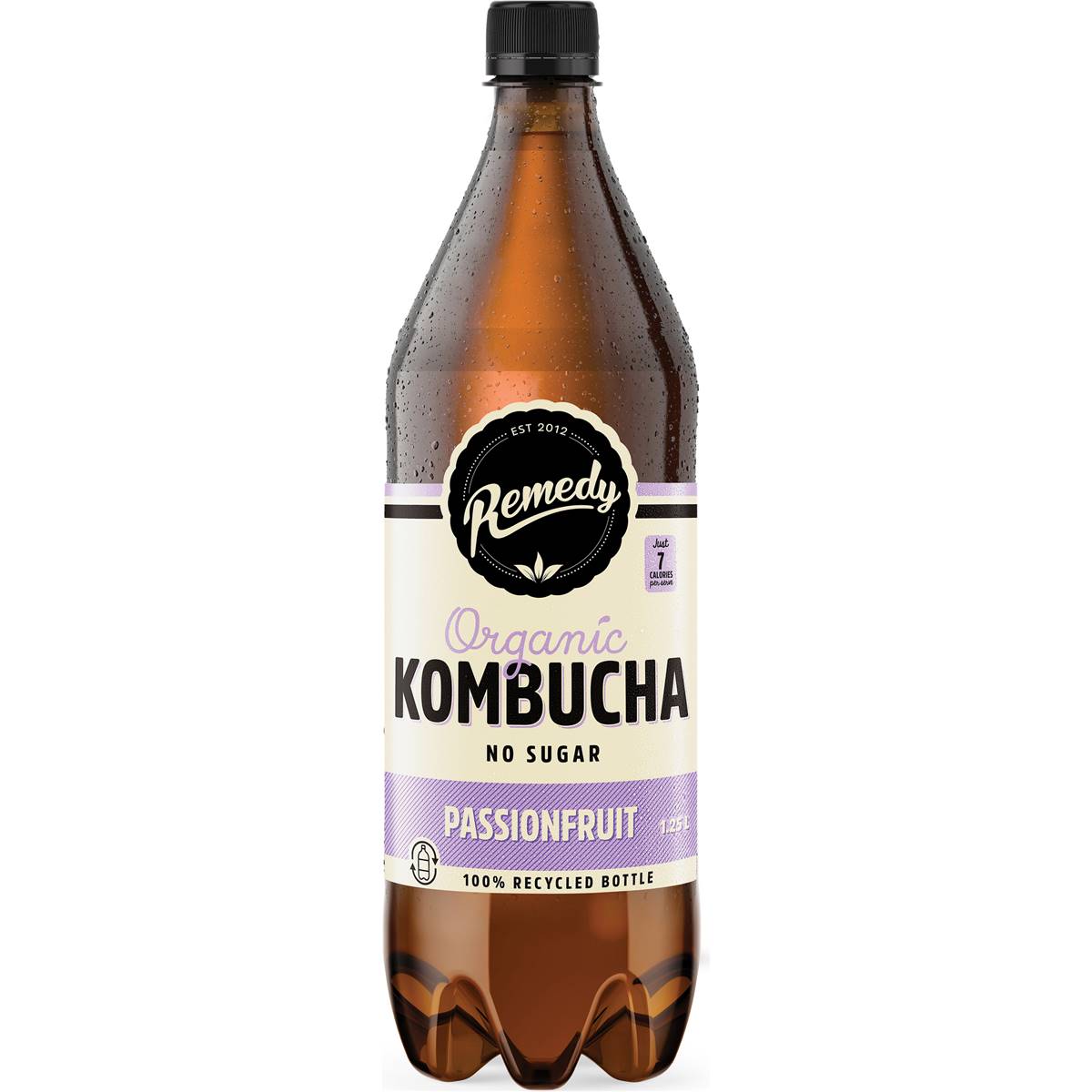 Remedy Organic Kombucha Passionfruit 1.25l