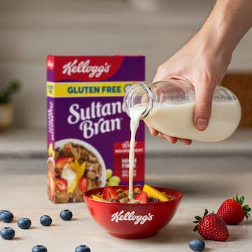 Kellogg's Gluten Free Sultana Bran Breakfast Cereal 350g
