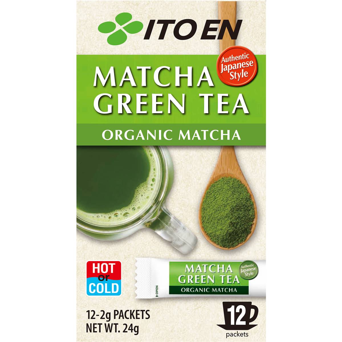 Ito En Organic Matcha Green Tea Powder 12 Pack