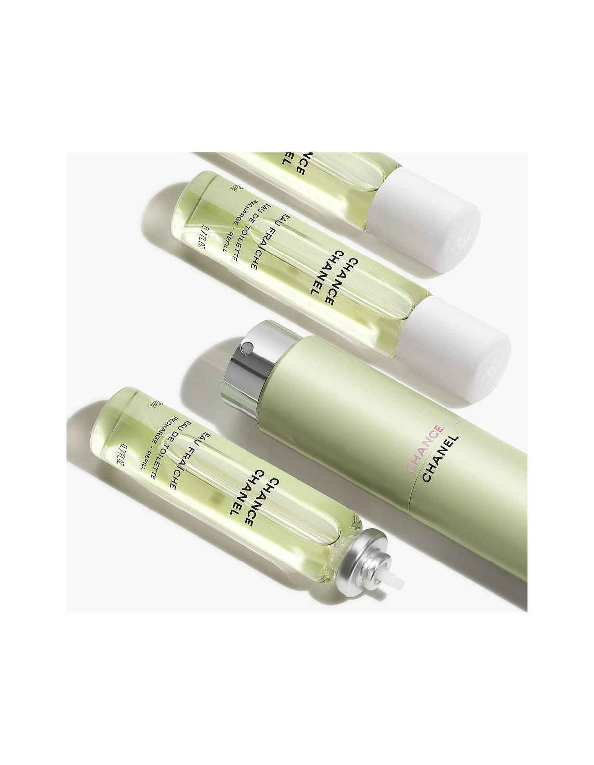 CHANCE EAU FRAÎCHE Twist and Spray Refillable Bottle - Eau de Toilette 3X20ml