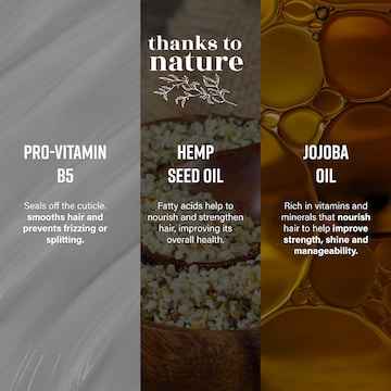 Thanks To Nature Repair Strengthen Conditioner Hemp Seed Oil For Damaged Hair 500mL