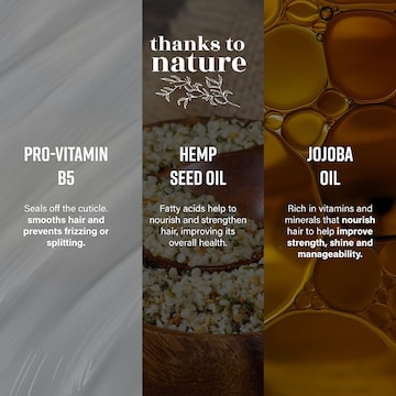 Thanks To Nature Repair Strengthen Conditioner Hemp Seed Oil For Damaged Hair 500mL