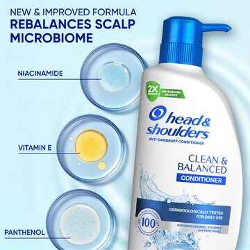 Head & Shoulders Clean & Balanced Anti Dandruff Conditioner 660mL