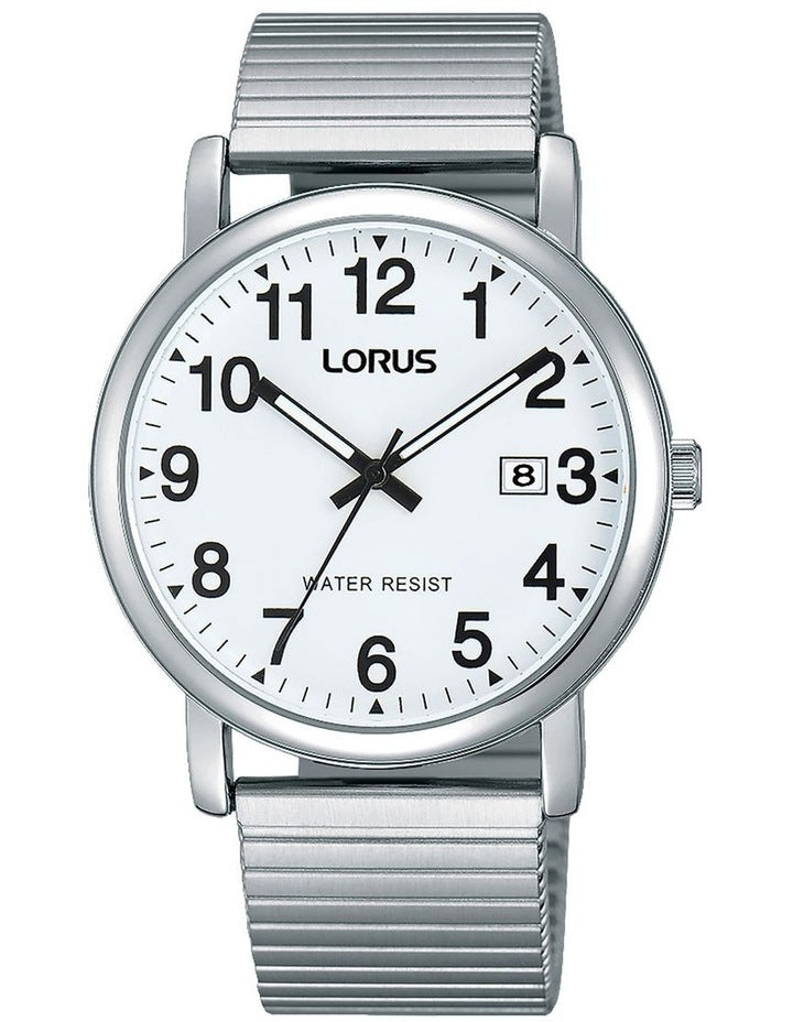 Daywear Stainless Steel Watch in Silver